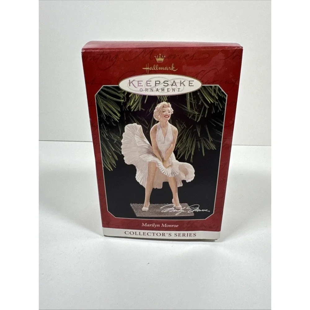 CHRISTMAS ORNAMENT MARILYN MONROE HALLMARK KEEPSAKE COLLECTOR SERIES 1998 NEW